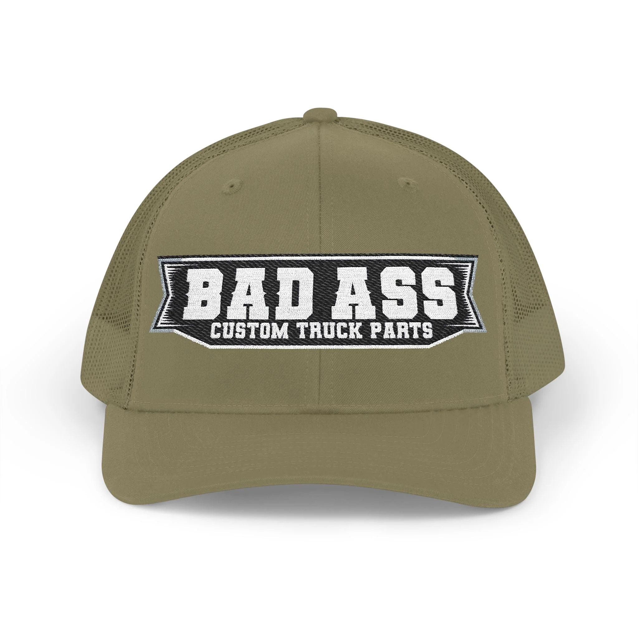 Custom Embroidered Bad Ass Snapback Trucker Cap - Thumbnail 5