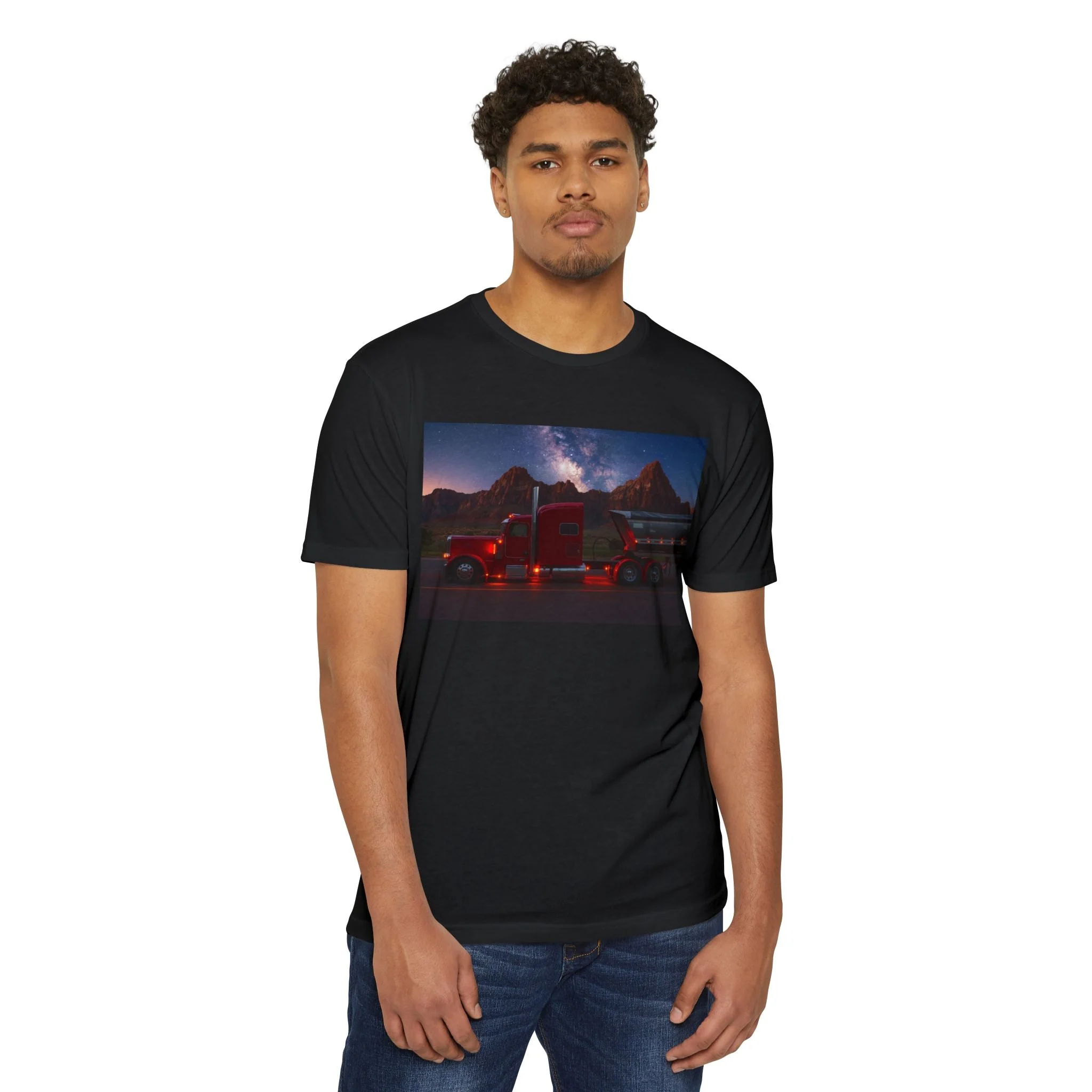 Midnight Hauler Tee – Red Rig, Big Sky, No Apologies - Thumbnail 5