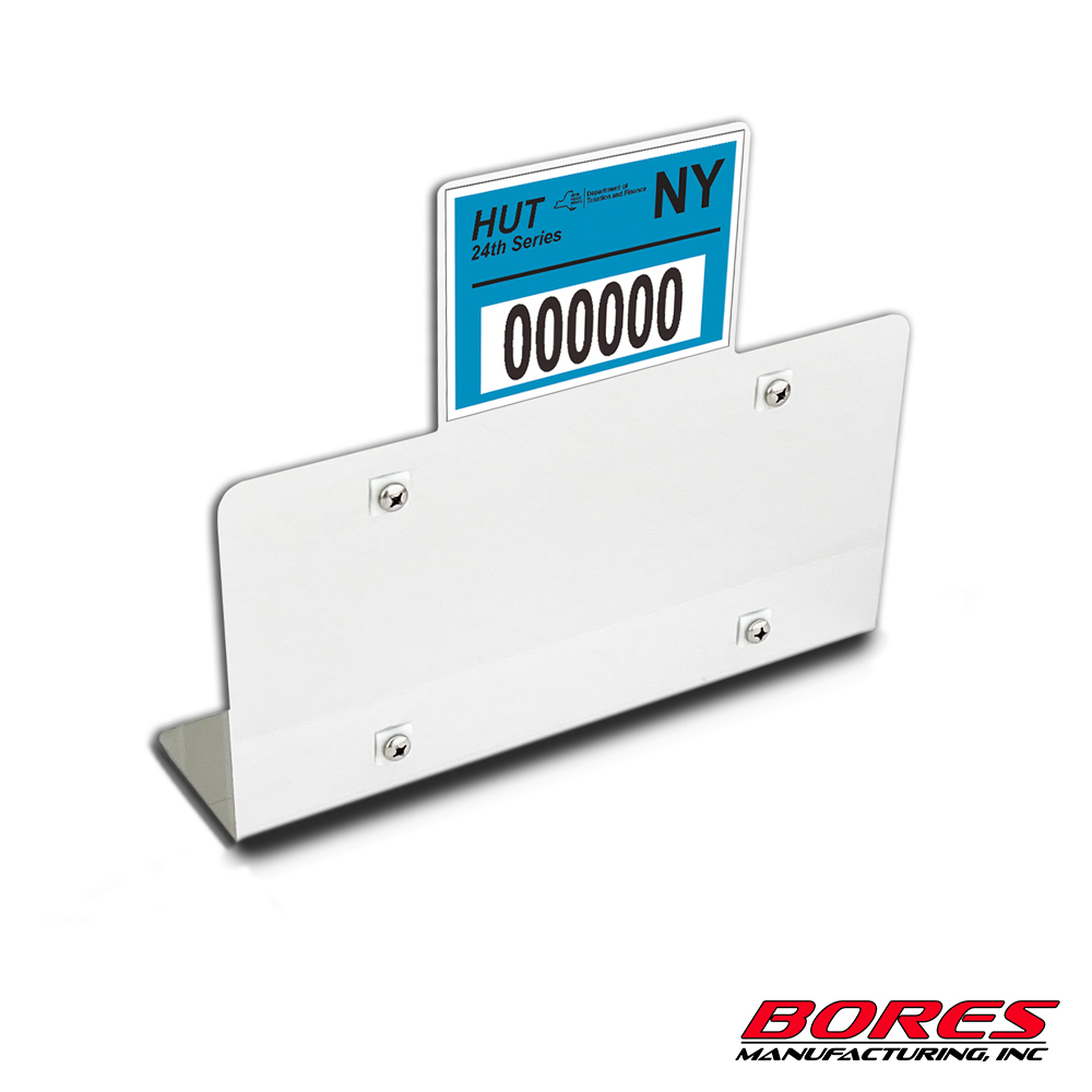 Flanged License Plate