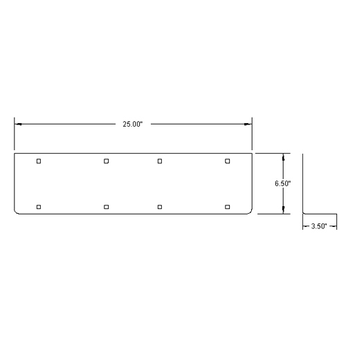 Flanged License Plate - Thumbnail 11