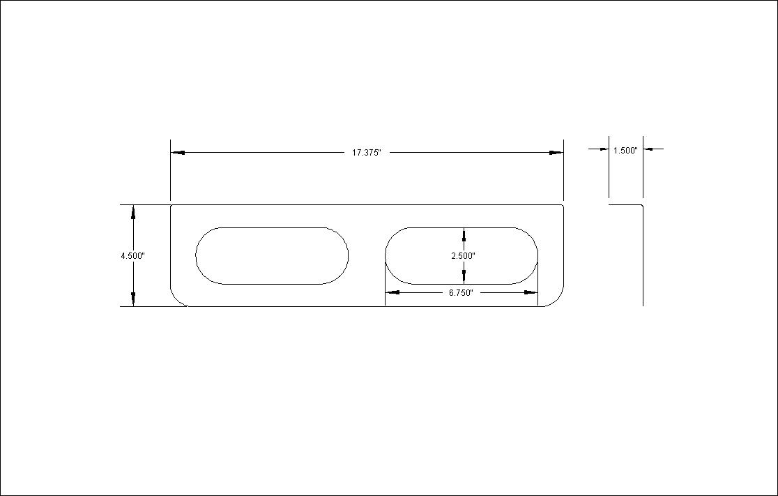 Stainless Steel Oval Light Bracket - Thumbnail 3
