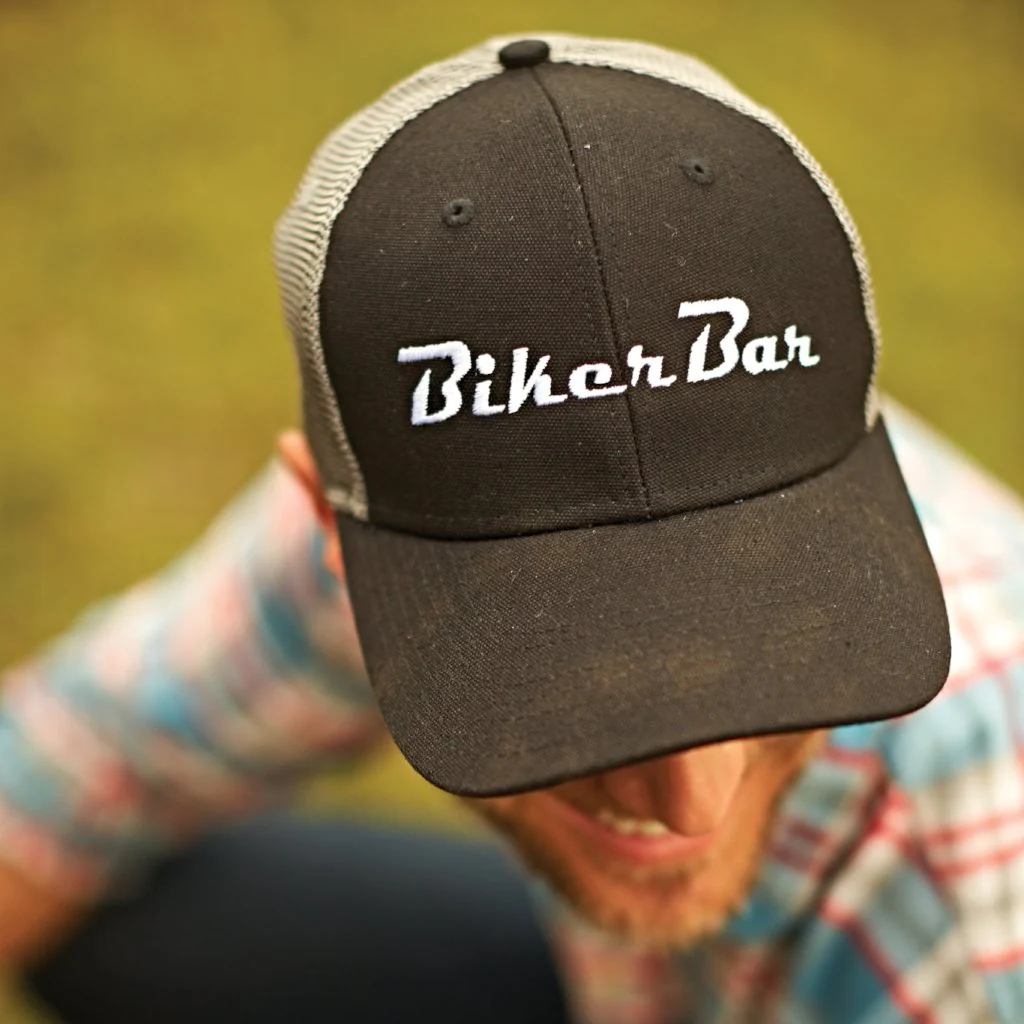 B&W Biker Bar Hat