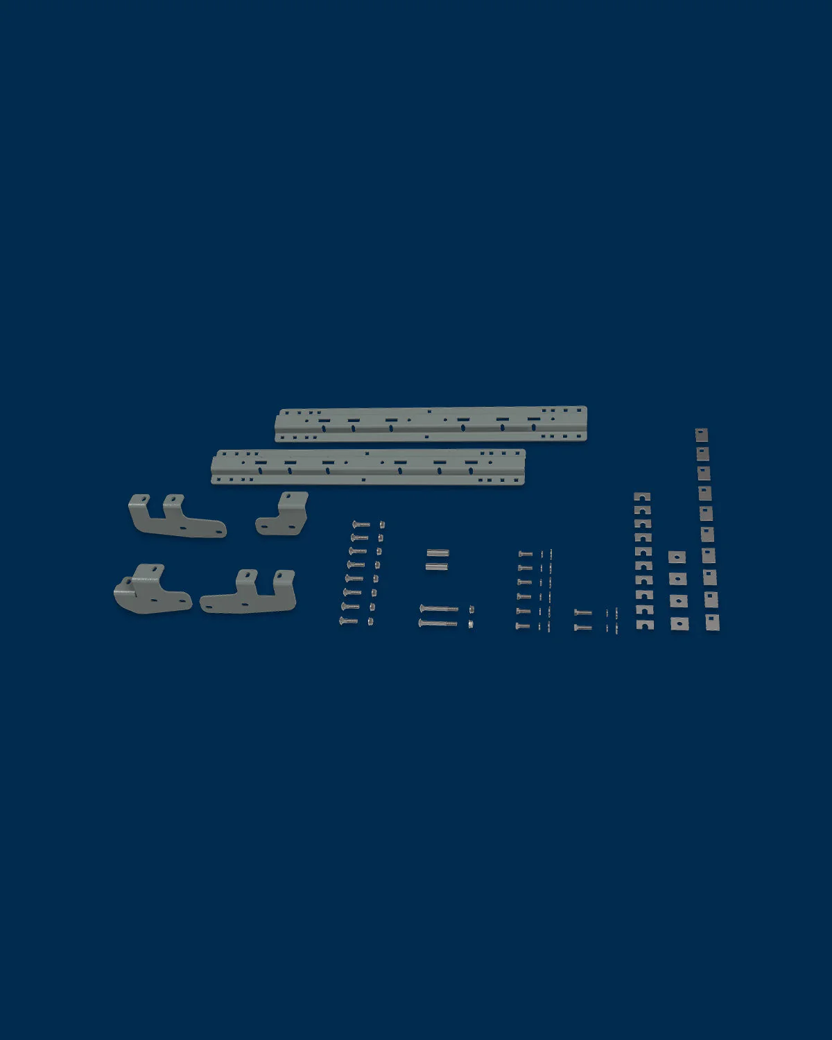Universal Mounting Rails with Custom Installation Brackets - RVK2602