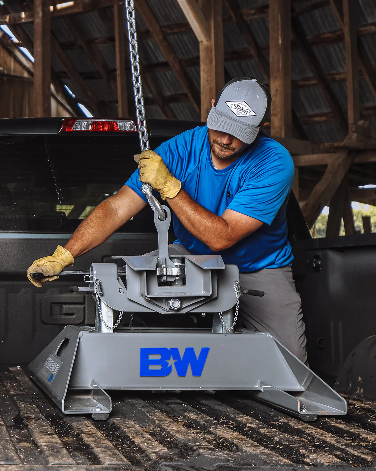 Fifth Wheel Lifting Device