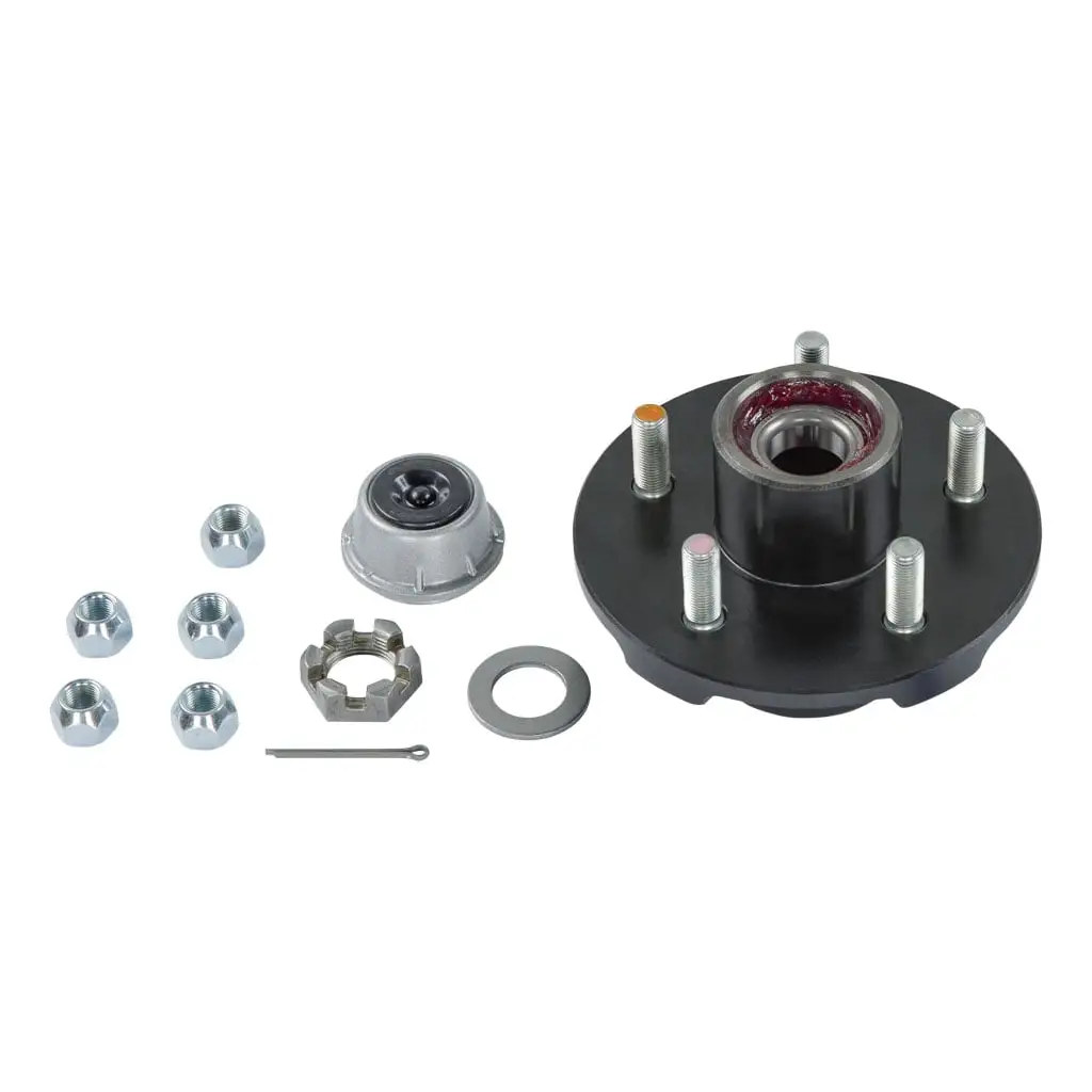 Idler Hub Complete Kit with Installed Bearings, 3,500-lb. Axles - Thumbnail 2