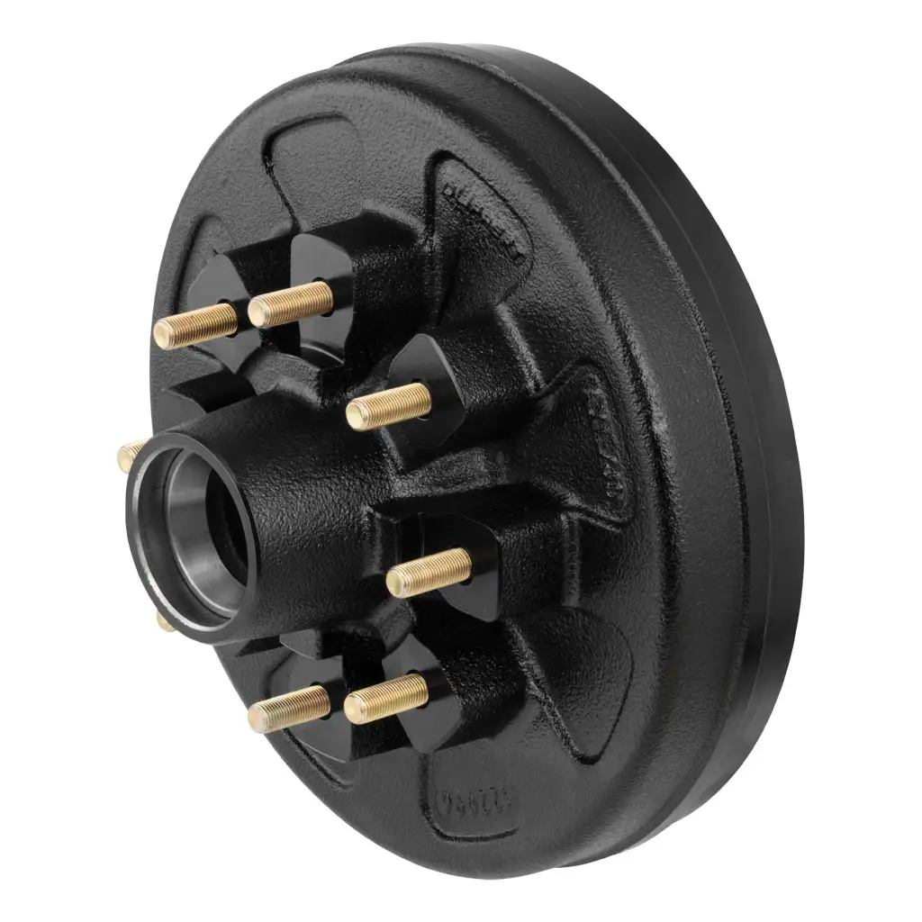 12" Brake Hub with Races & Wheel Studs, 7,000-lb. Axles, 8 on 6-1/2" Pattern - Thumbnail 2