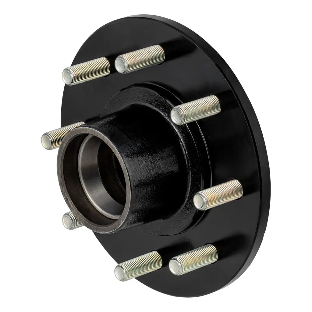 Idler Hub with Races & Wheel Studs, 7,000-lb. Axles, 8 on 6-1/2" Bolt Pattern - Thumbnail 2