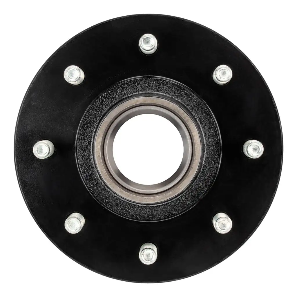 Idler Hub with Races & Wheel Studs, 7,000-lb. Axles, 8 on 6-1/2" Bolt Pattern - Thumbnail 3