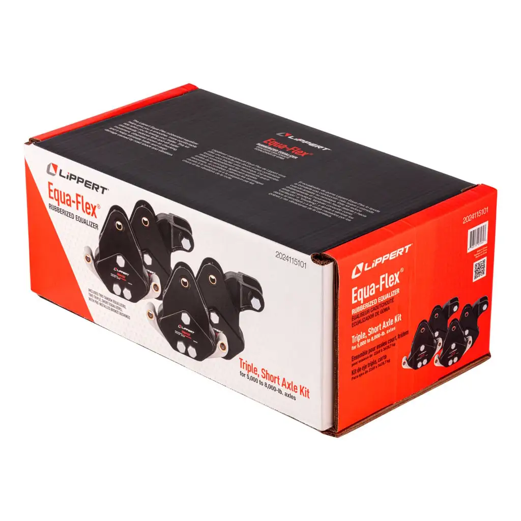 Equa-Flex Rubberized Equalizer Short Triple Axle Kit, 5,000-8,000-lb. Axles - Thumbnail 5