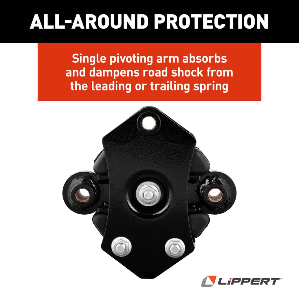 Road Armor™ Shock-Absorbing Trailer Equalizer Tandem Axle Kit, 3,500-8,000-lb. - Thumbnail 7