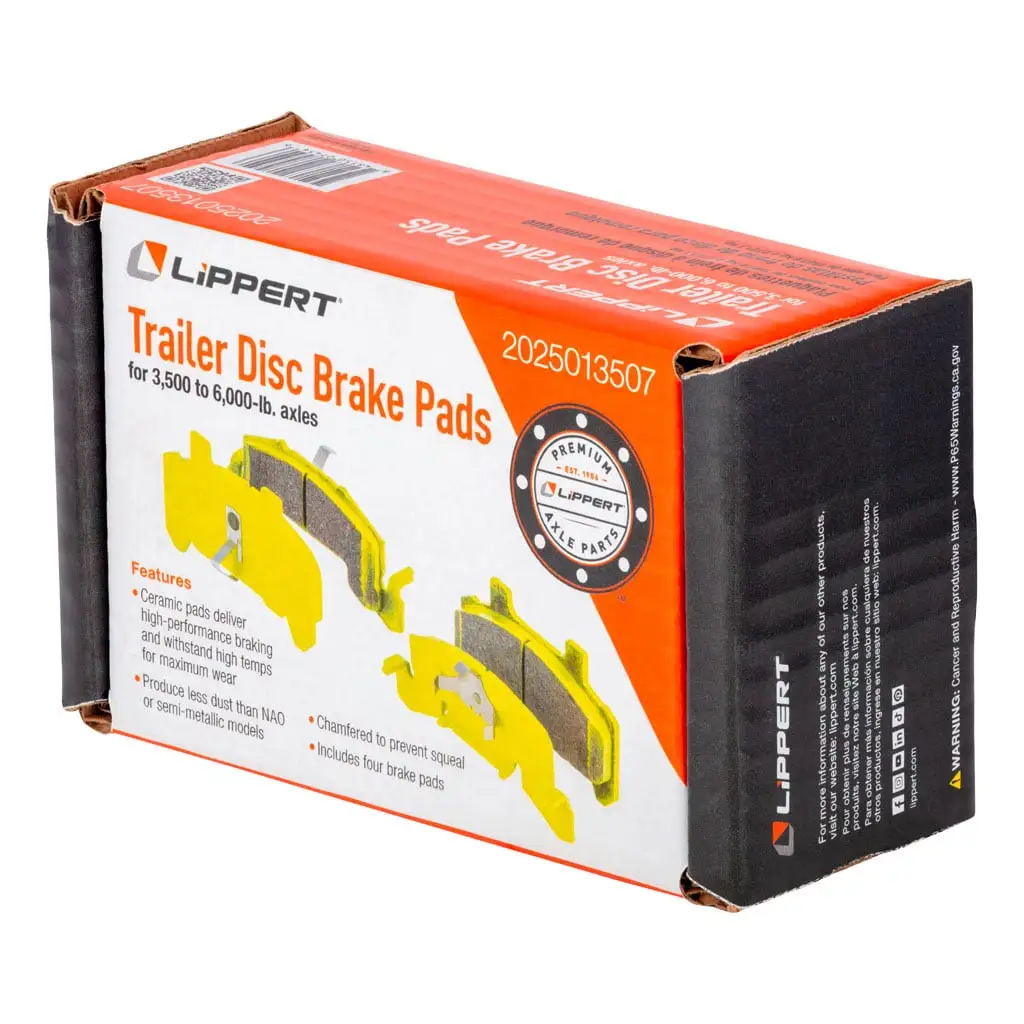 Trailer Disc Brake Pads, 3,500-6,000-lb. Axles, 4 Pack - Thumbnail 6