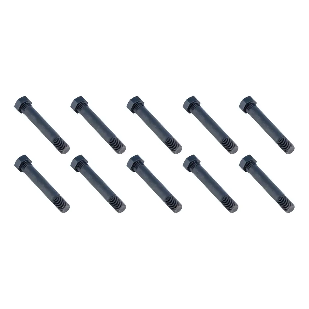 Trailer Suspension Hex Bolt, 9/16" Diam., 9/16"-18 Thread, 3-1/2" L., 10 Pack