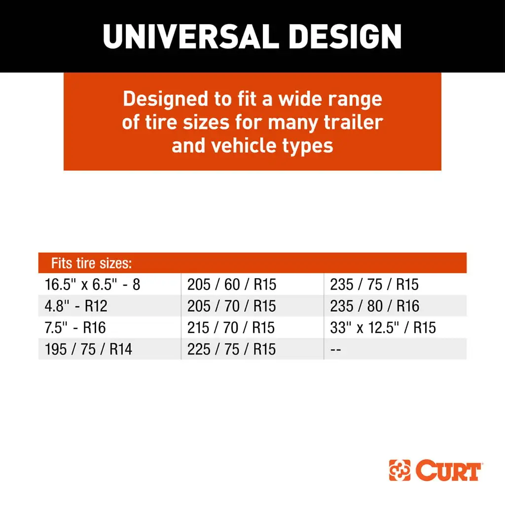 Adjustable Trailer Wheel Lock, 16.5” x 6.5”-8 to 33" x 12-1/2"/R15 - Thumbnail 5