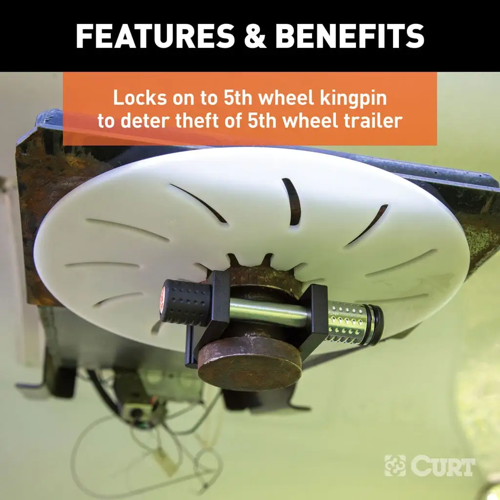 5th Wheel Kingpin Lock (Fits 2" Diameter Kingpin), Keyed Alike - Thumbnail 4