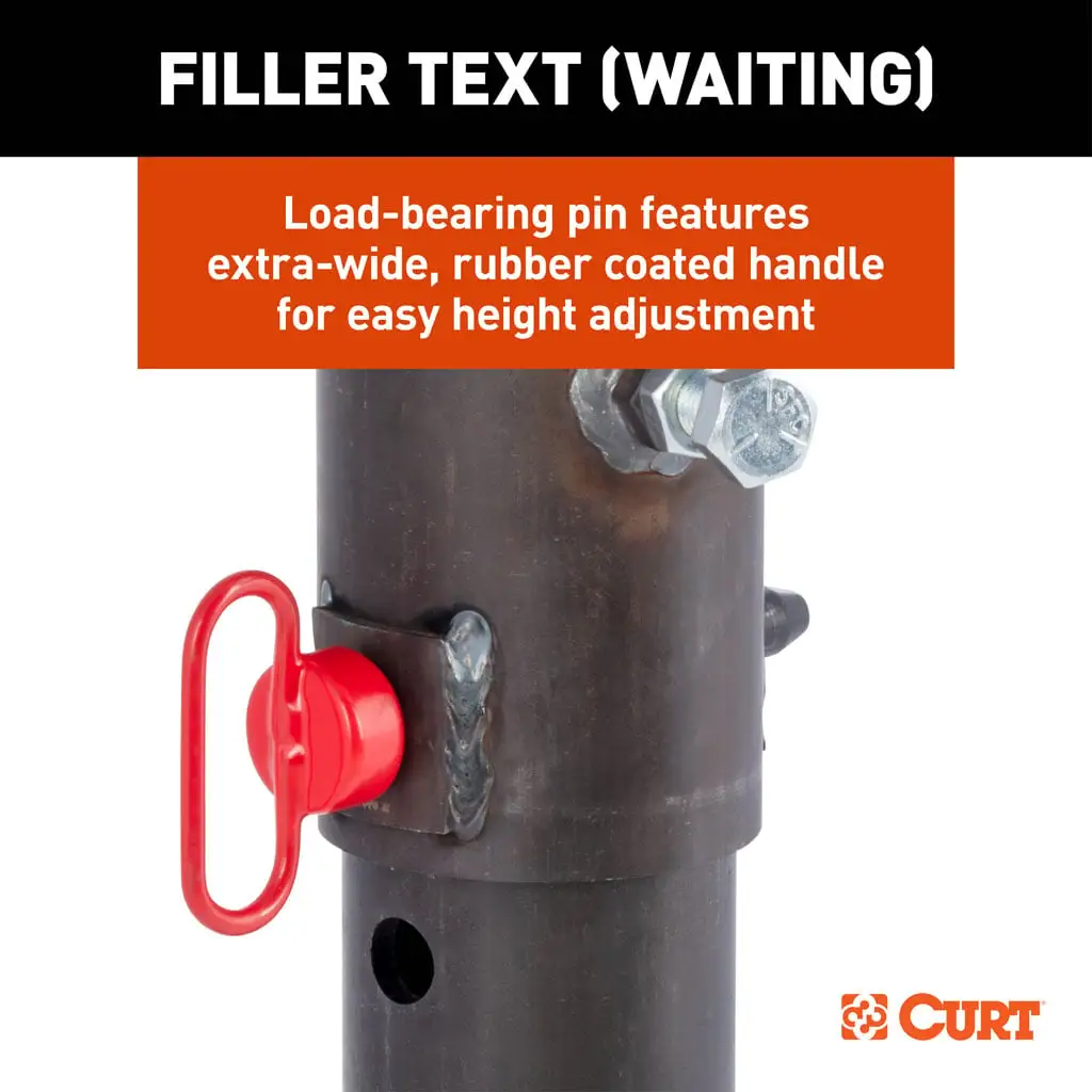 2-5/16" Adjustable Gooseneck Coupler, 30K, Round Tube - Thumbnail 6