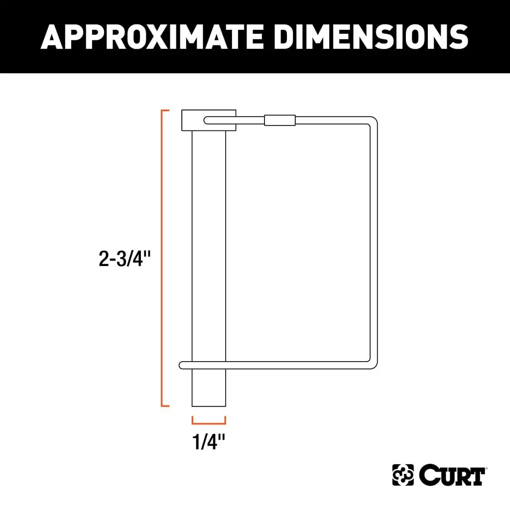 1/4" Safety Pin (2-3/4" Pin Length) - Thumbnail 2