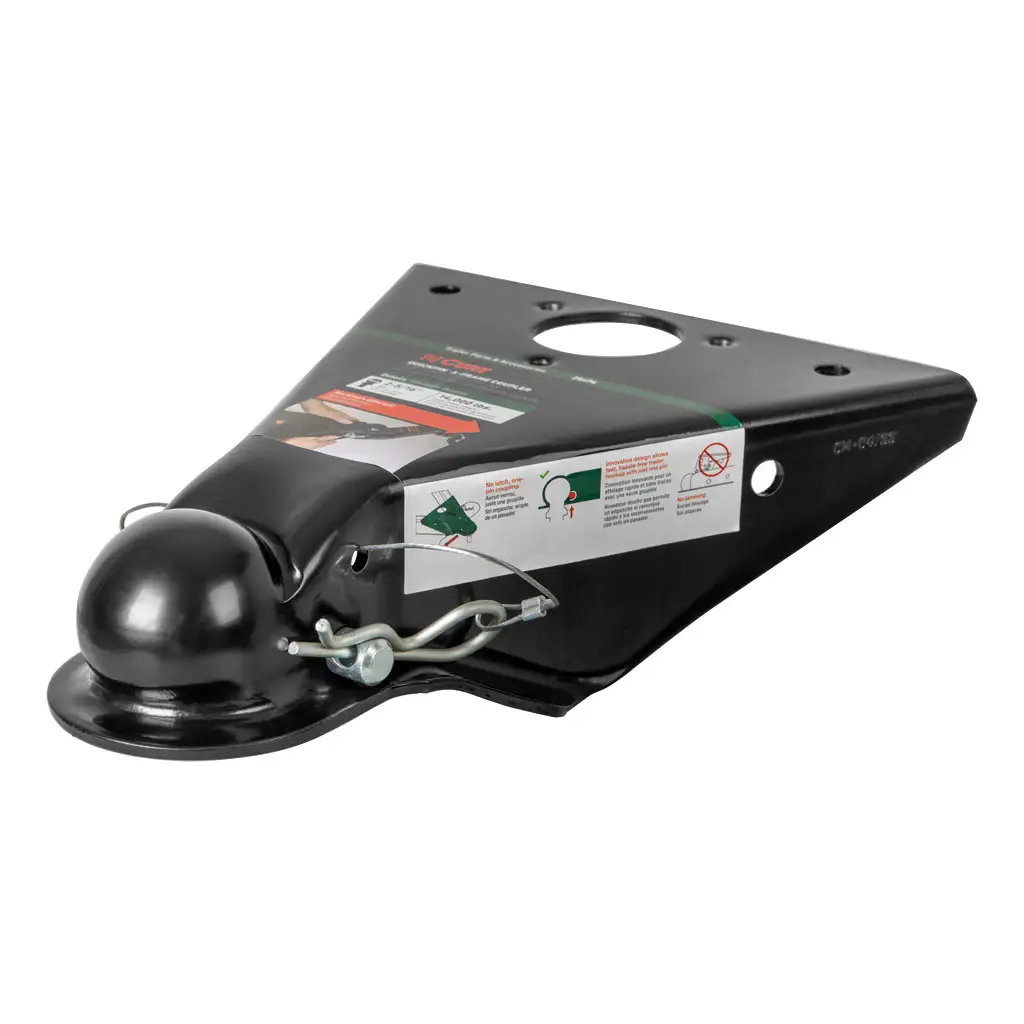 QuickPin No-Latch 2-5/16" A-Frame Trailer Coupler, 14,000 lbs