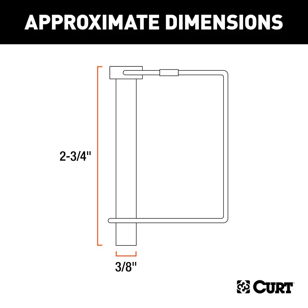 3/8" Safety Pin (2-3/4" Pin Length) - Thumbnail 2