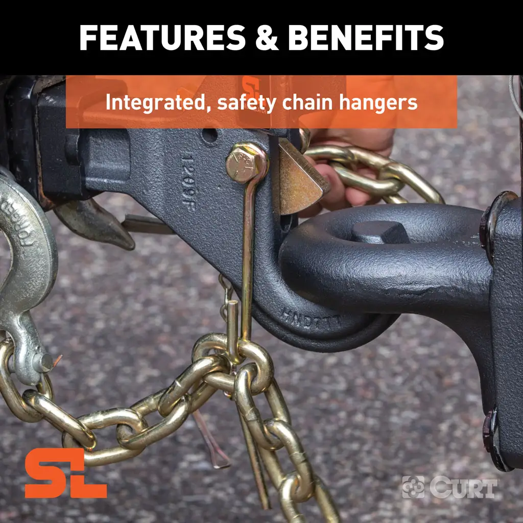 SecureLatch Receiver-Mount Pintle Hook (2" Shank, 14K, 2-1/2" or 3" Lunette) - Thumbnail 7