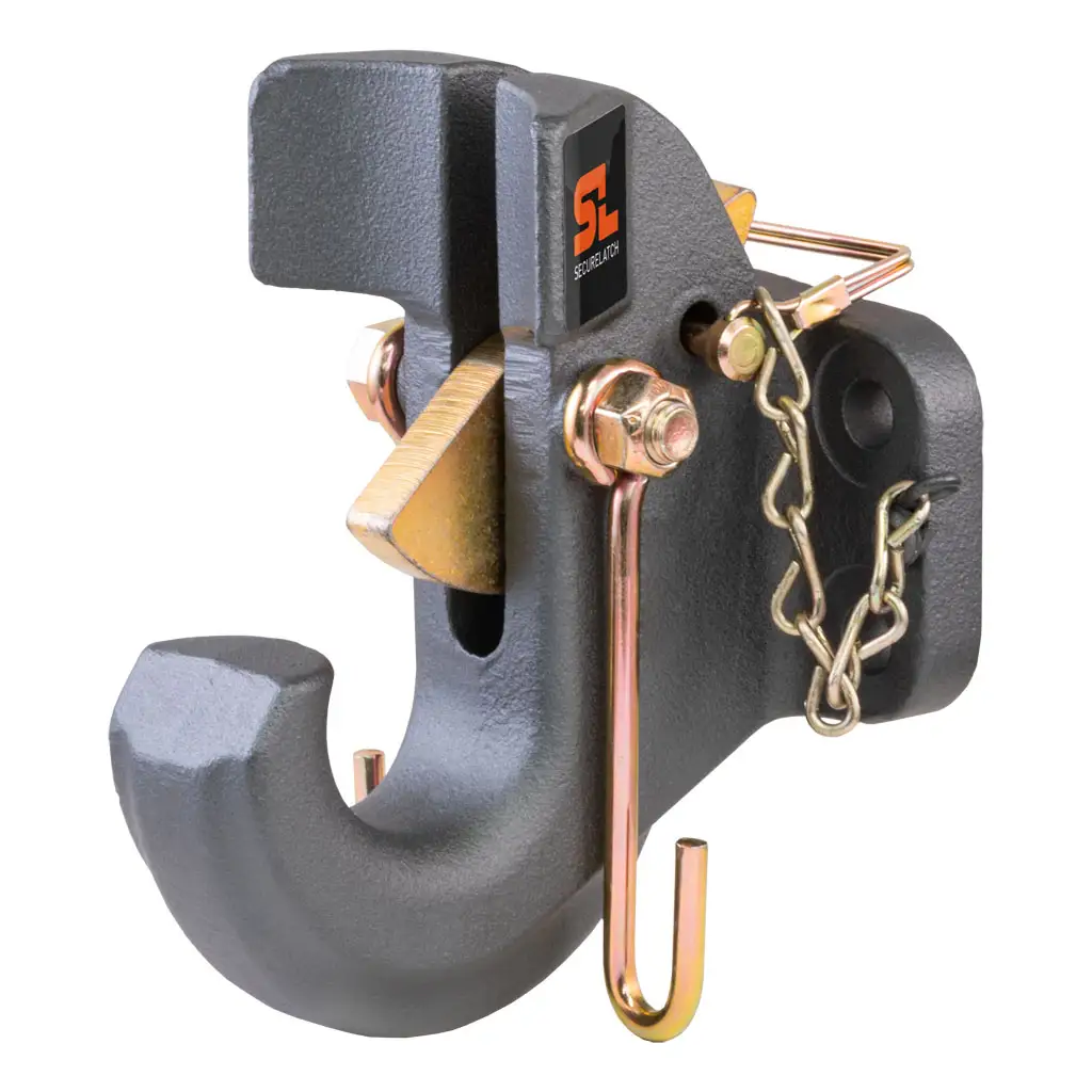 SecureLatch Pintle Hook (30,000 lbs, 2-1/2" or 3" Lunette)