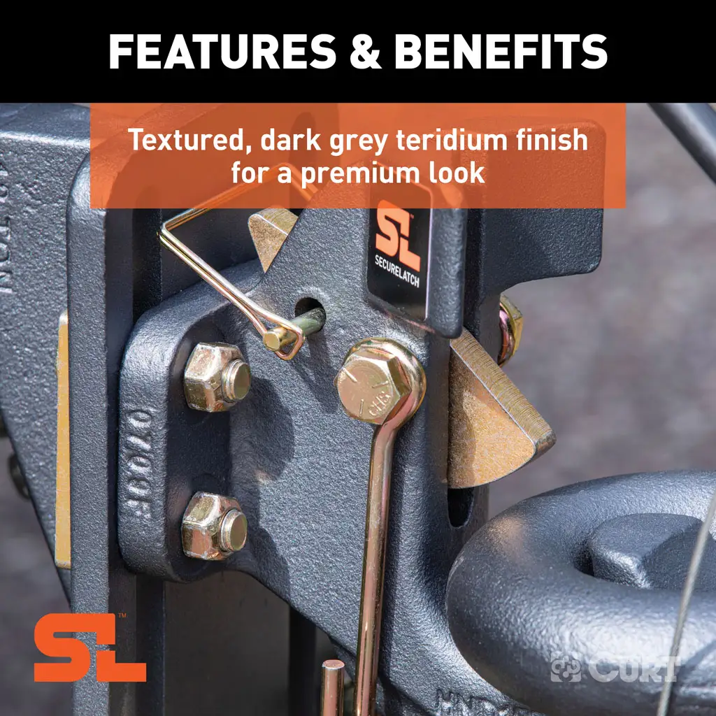 SecureLatch Pintle Hook (30,000 lbs, 2-1/2" or 3" Lunette) - Thumbnail 8