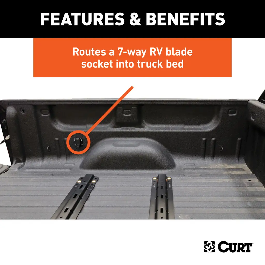 7' 7-Way RV Blade Extension Harness (Routes to Truck Bed) - Thumbnail 4
