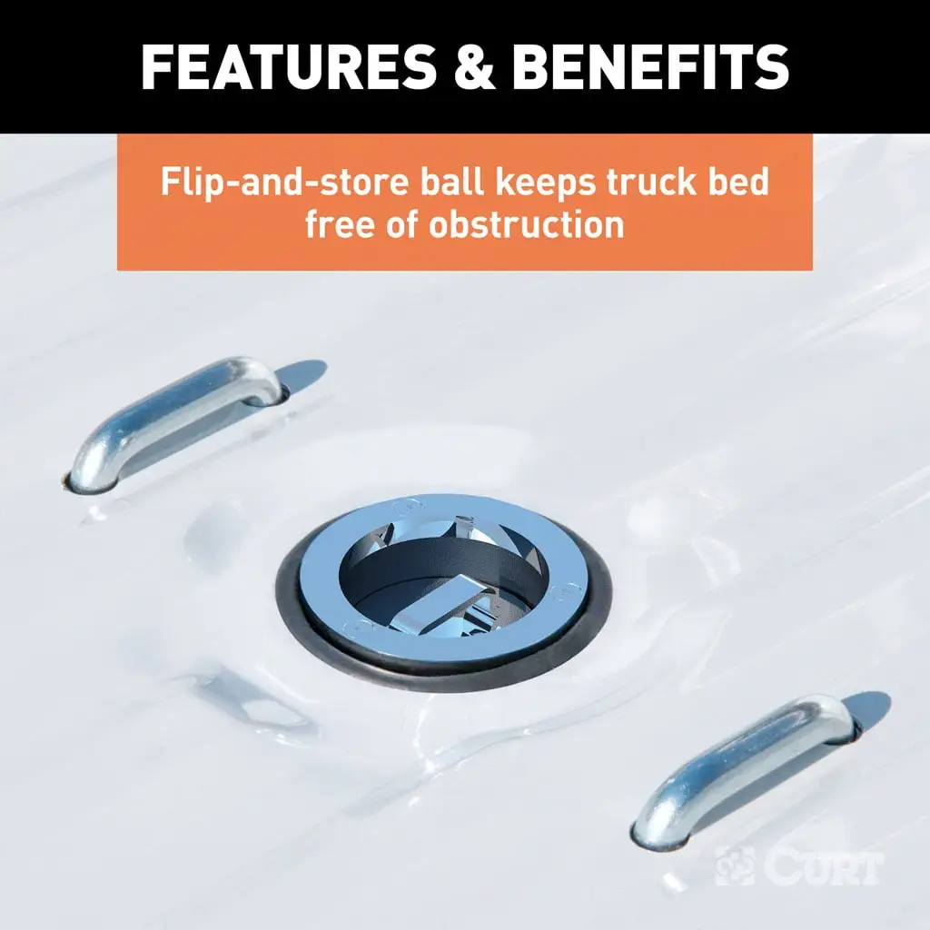 Double Lock 2-5/16" Gooseneck Ball, 38K Capacity - Thumbnail 5