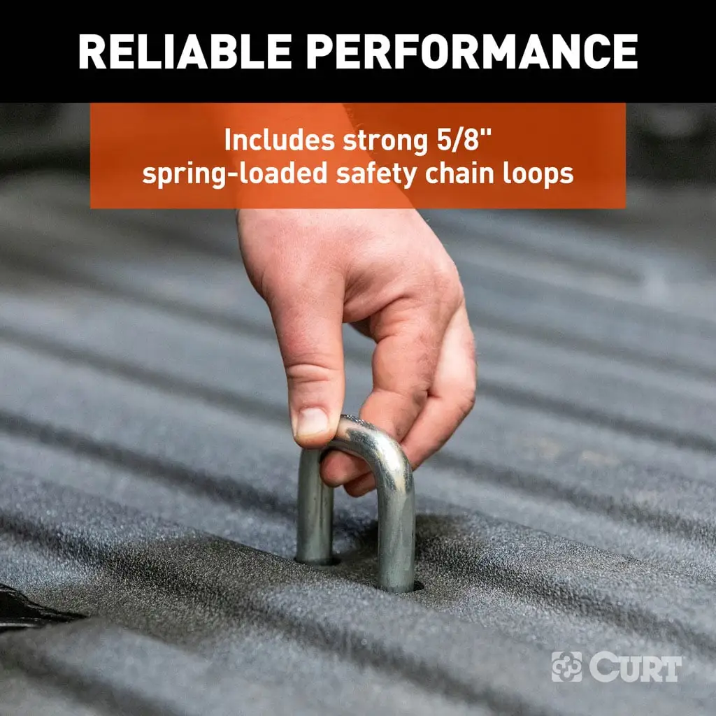 PowerHaul Double Lock Gooseneck Hitch, Fits Select Ford F-250, F-350, F-450 - Thumbnail 9