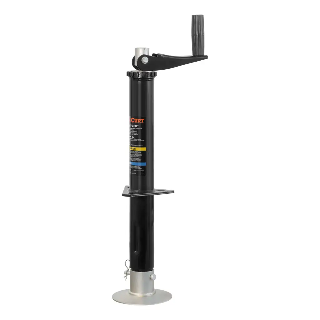 Lippert Quick Drop Drill-Operated Tongue Jack, 2,000 lbs, 14" Travel