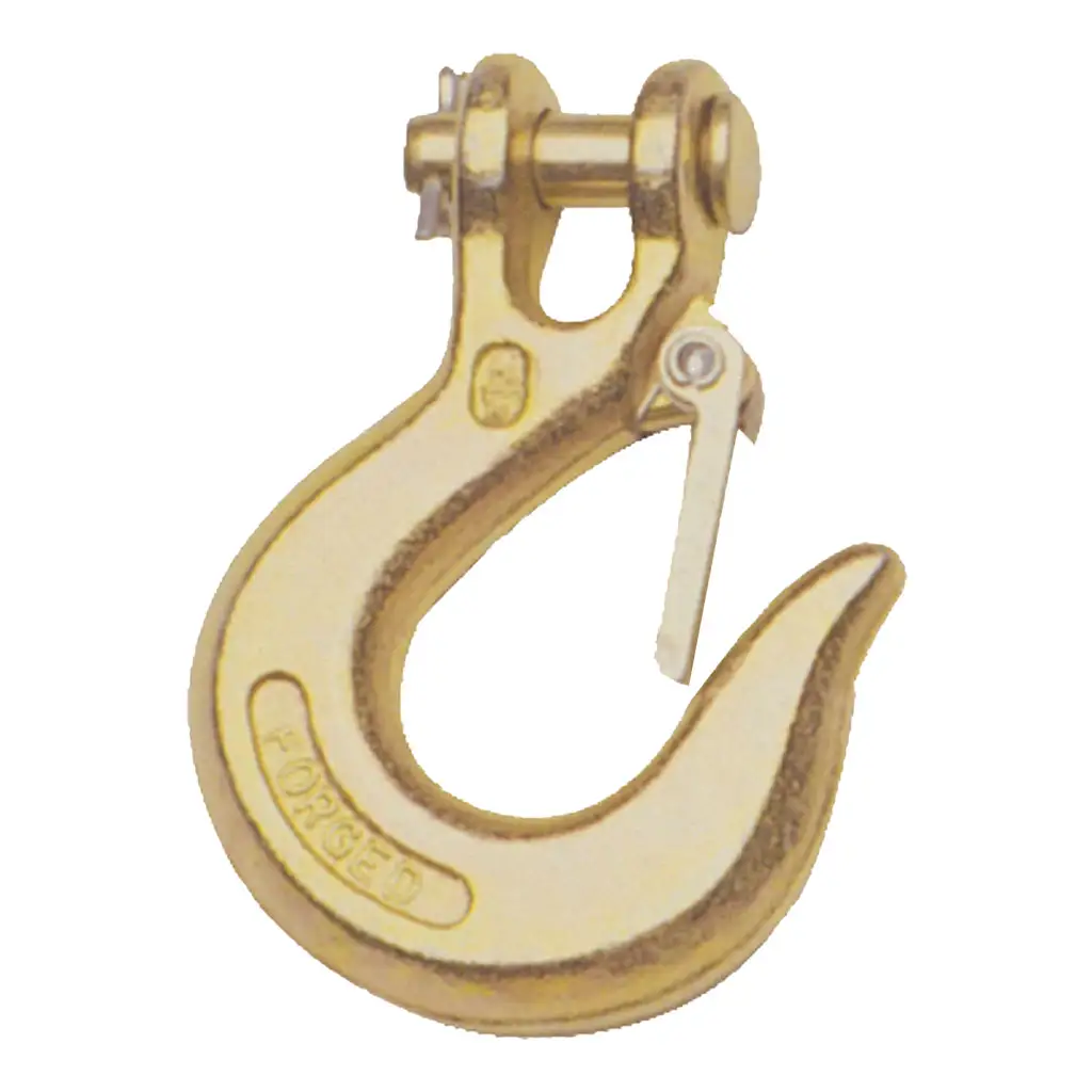 1/4" Safety Latch Clevis Hook (7,800 lbs, 5/16" Pin)
