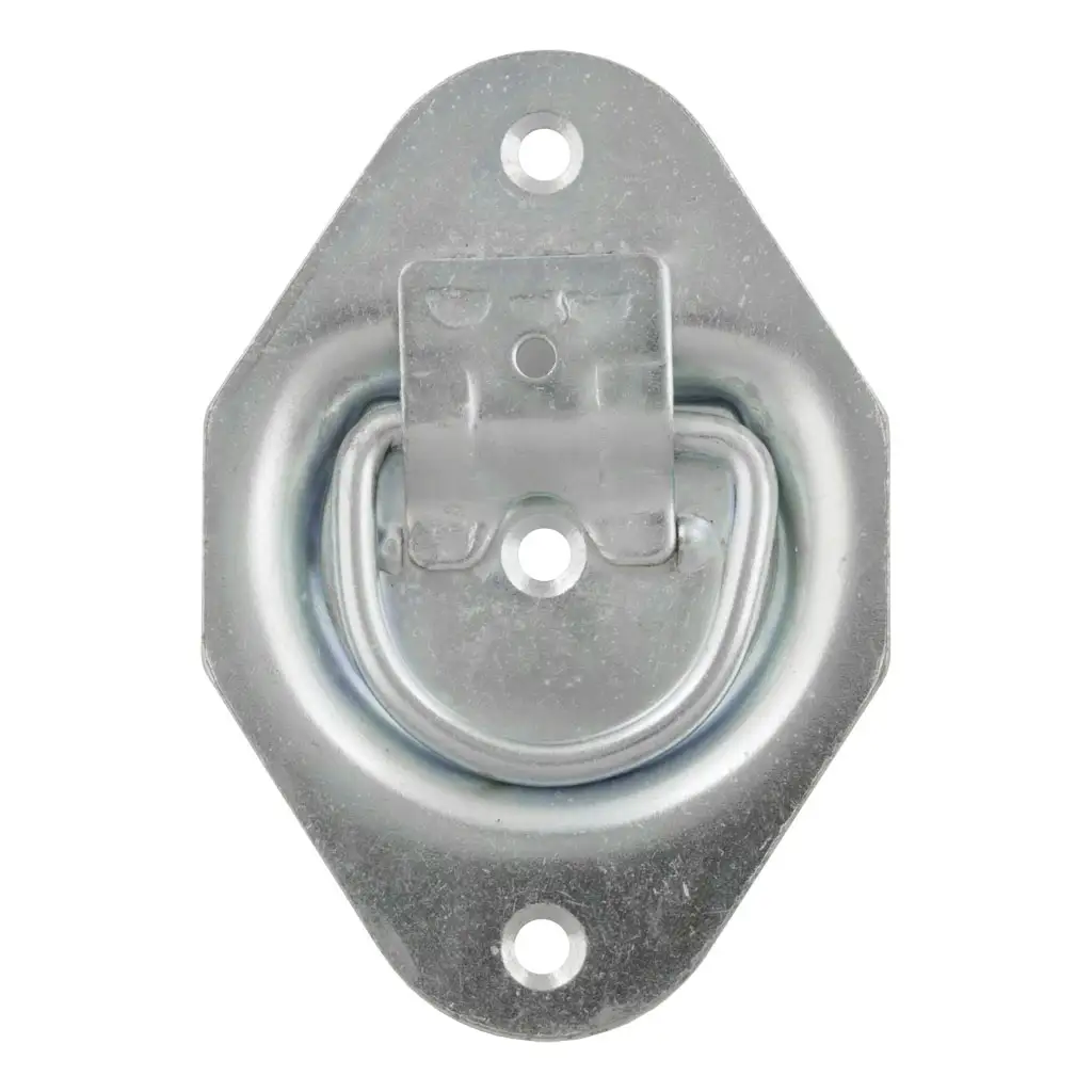 1-3/8" x 1-7/8" Recessed Tie-Down Ring (1,200 lbs, Clear Zinc)