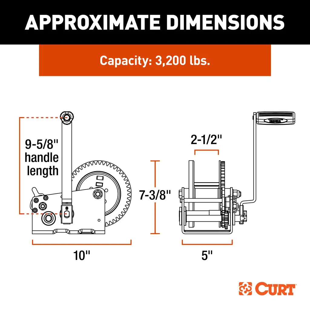 Hand-Crank 2-Speed Winch - Thumbnail 40