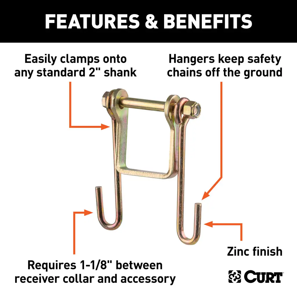 Trailer Safety Chain Holder Bracket - Thumbnail 3