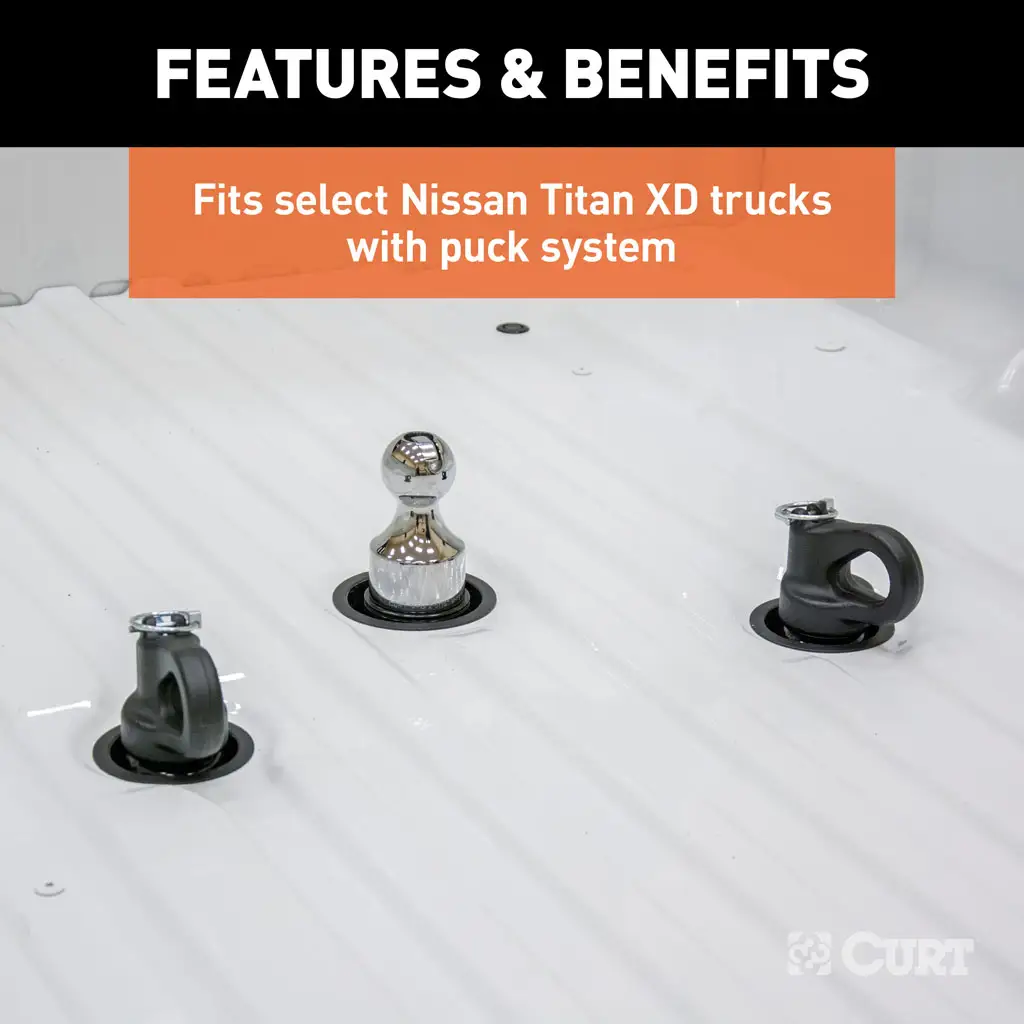 OEM Puck System Gooseneck Safety Chain Anchors - Thumbnail 15