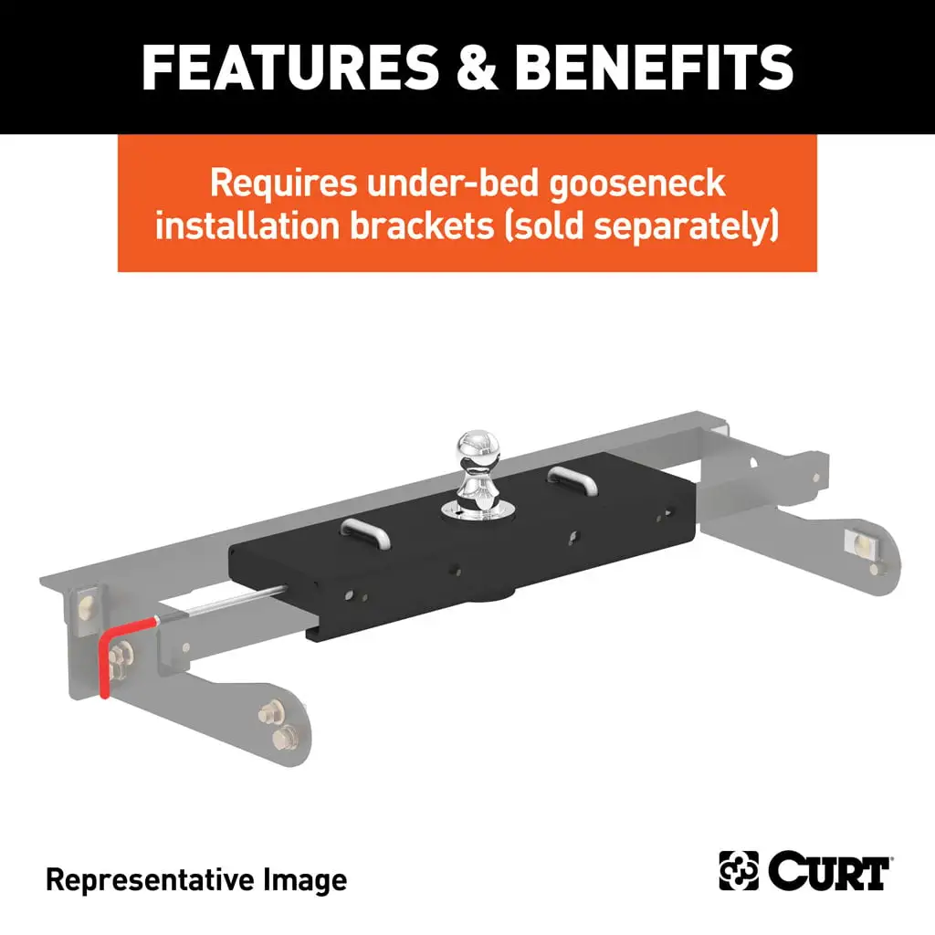 Double Lock EZr Gooseneck Hitch - Thumbnail 8