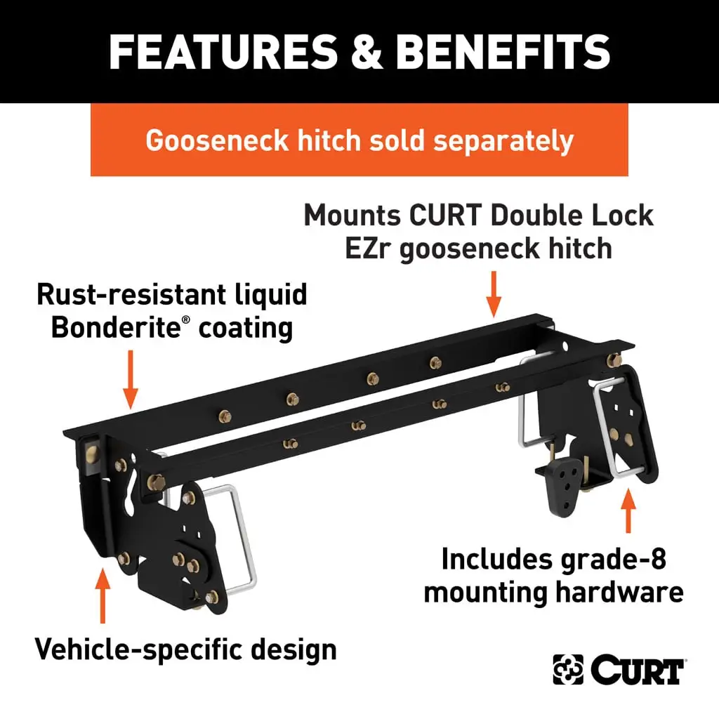 Double Lock EZr Gooseneck Installation Brackets - Thumbnail 9