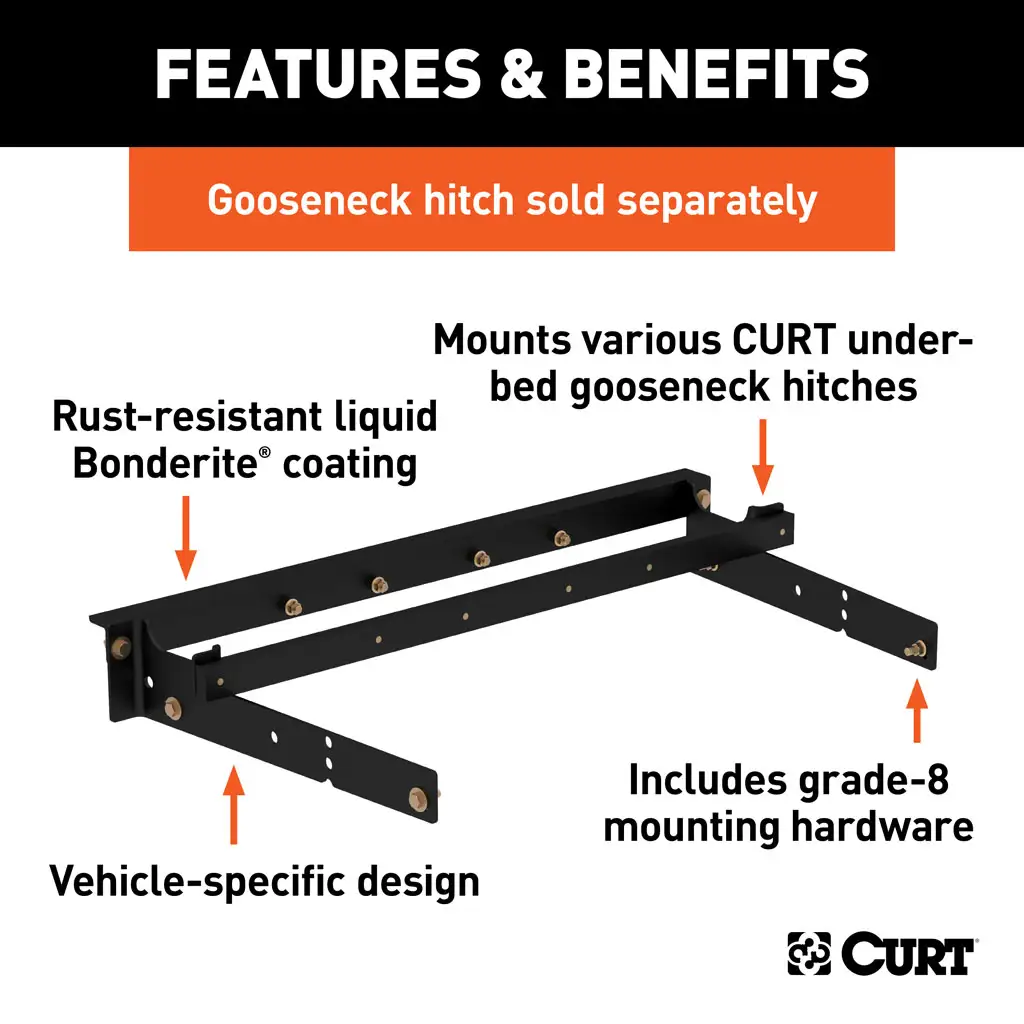 Under-Bed Gooseneck Installation Brackets - Thumbnail 6