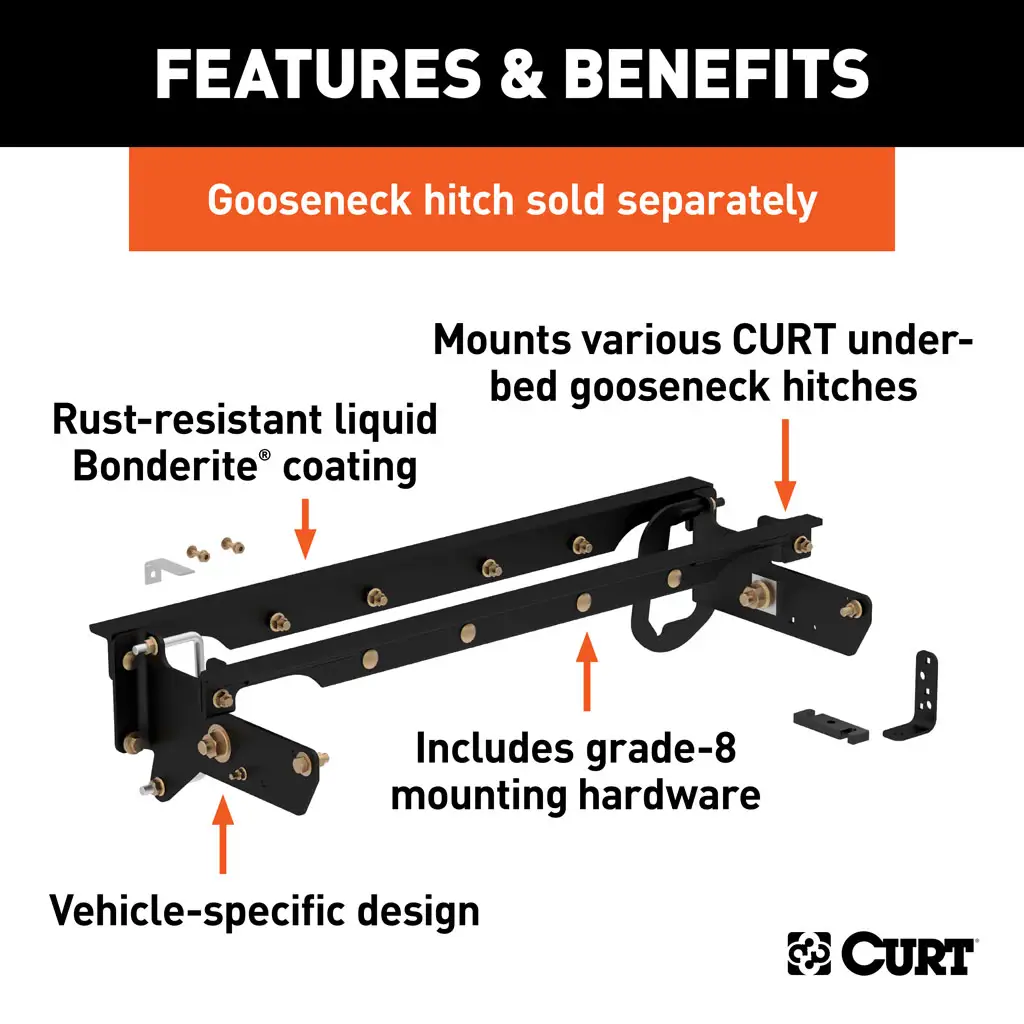 Under-Bed Gooseneck Installation Brackets - Thumbnail 10
