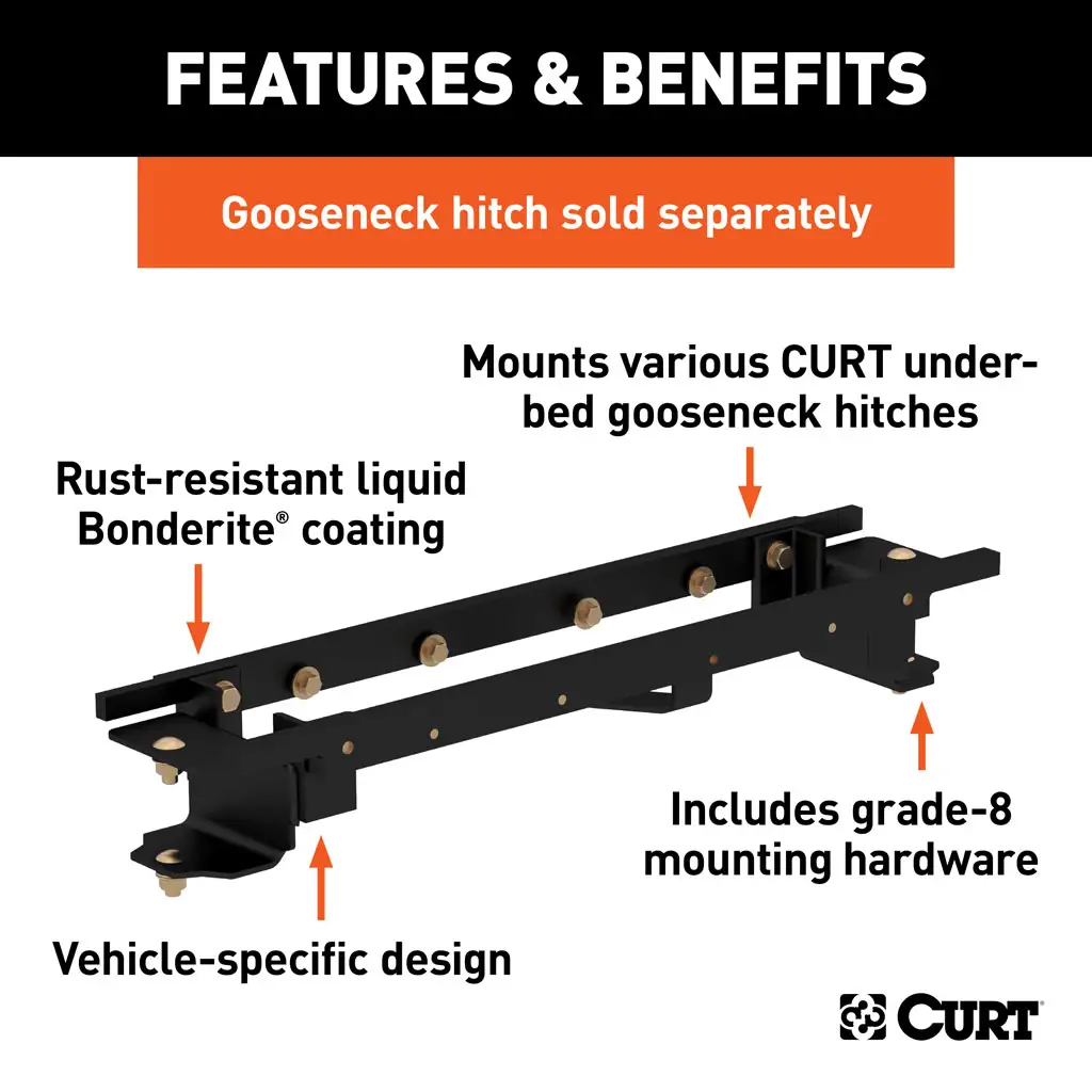 Double Lock Gooseneck Installation Brackets - Thumbnail 2