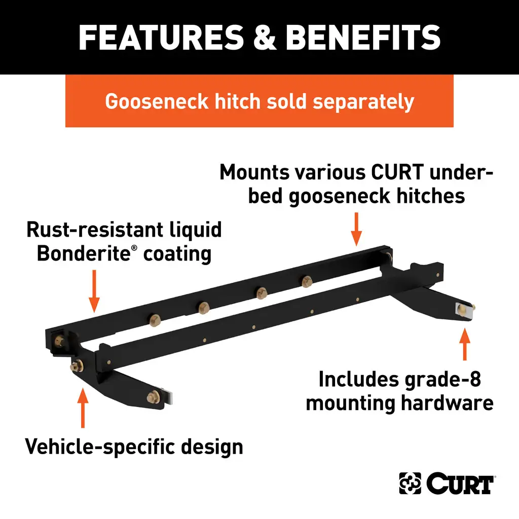 Double Lock Gooseneck Installation Brackets - Thumbnail 6