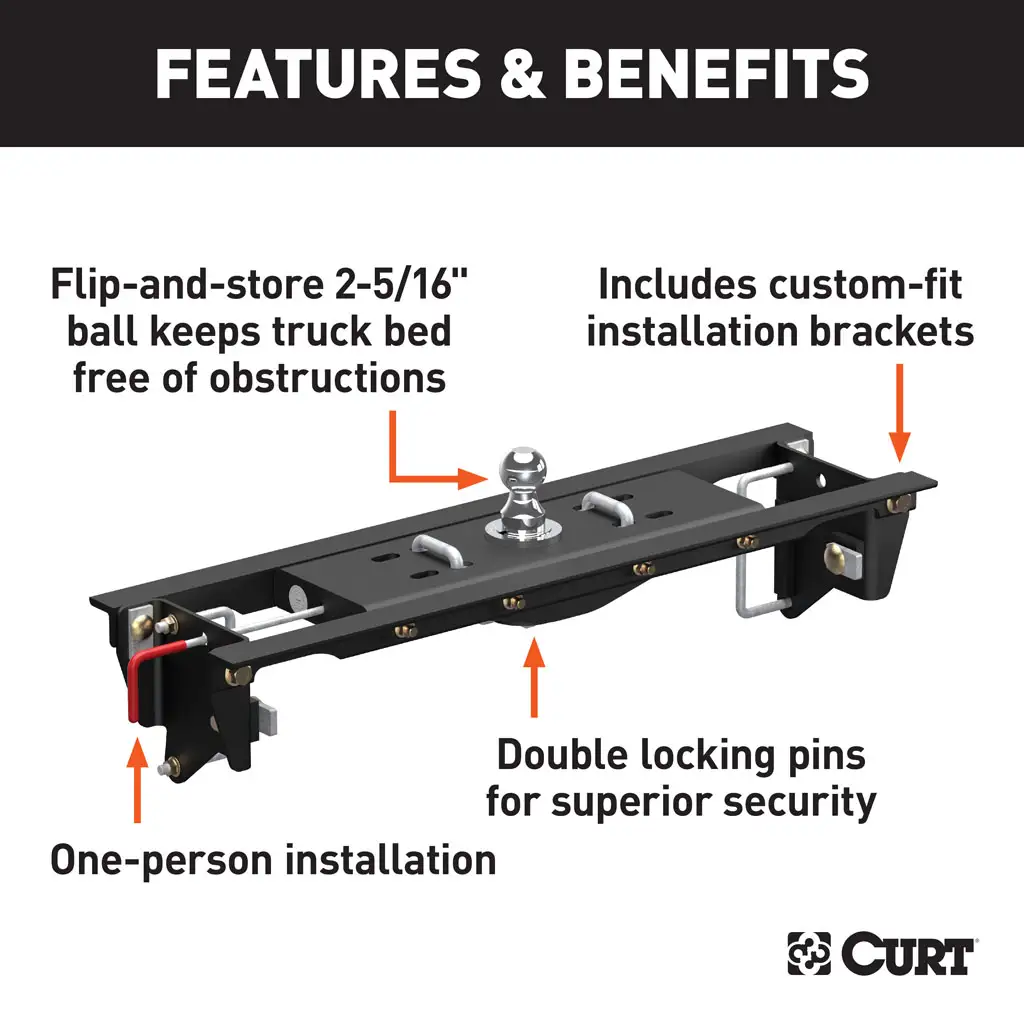 Double Lock EZr Gooseneck Hitch Kit - Thumbnail 10