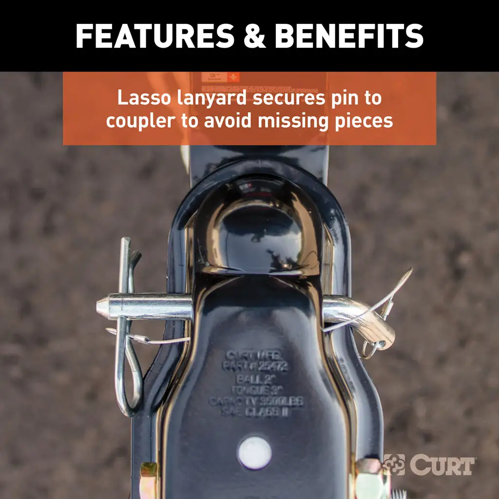 QuickPin No-Latch 2" Trailer Coupler - Thumbnail 7