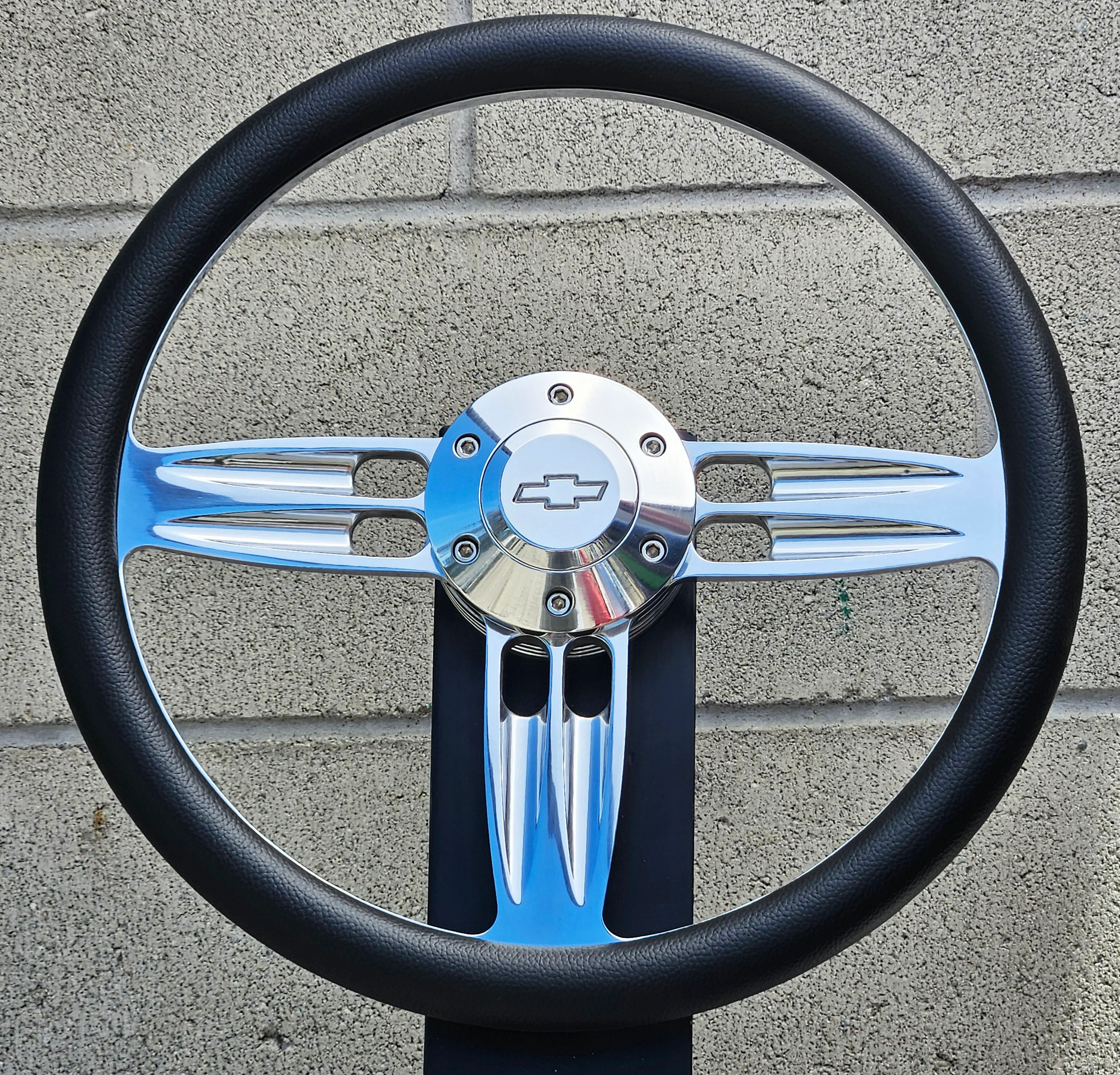 14" Polished Double Barrel Half Wrap - Thumbnail 3