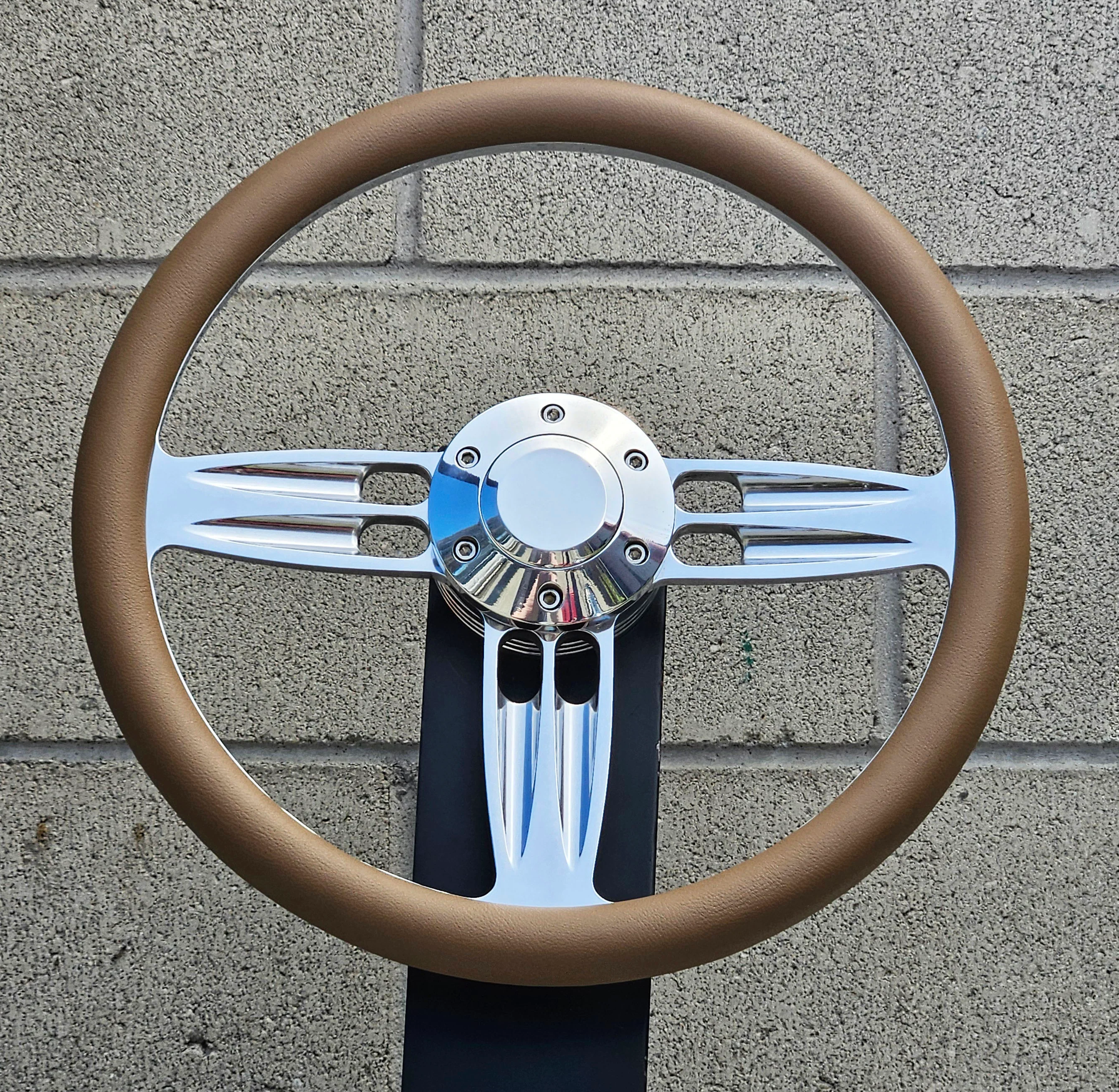 14" Polished Double Barrel Half Wrap - Thumbnail 50