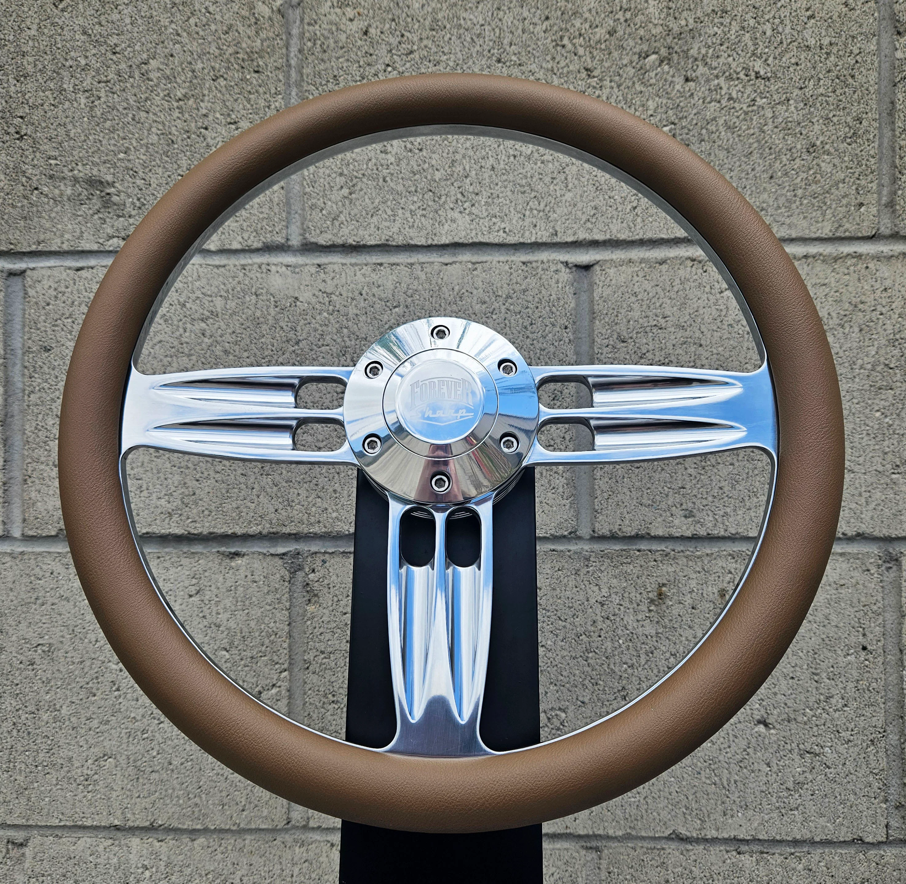 14" Polished Double Barrel Half Wrap - Thumbnail 55