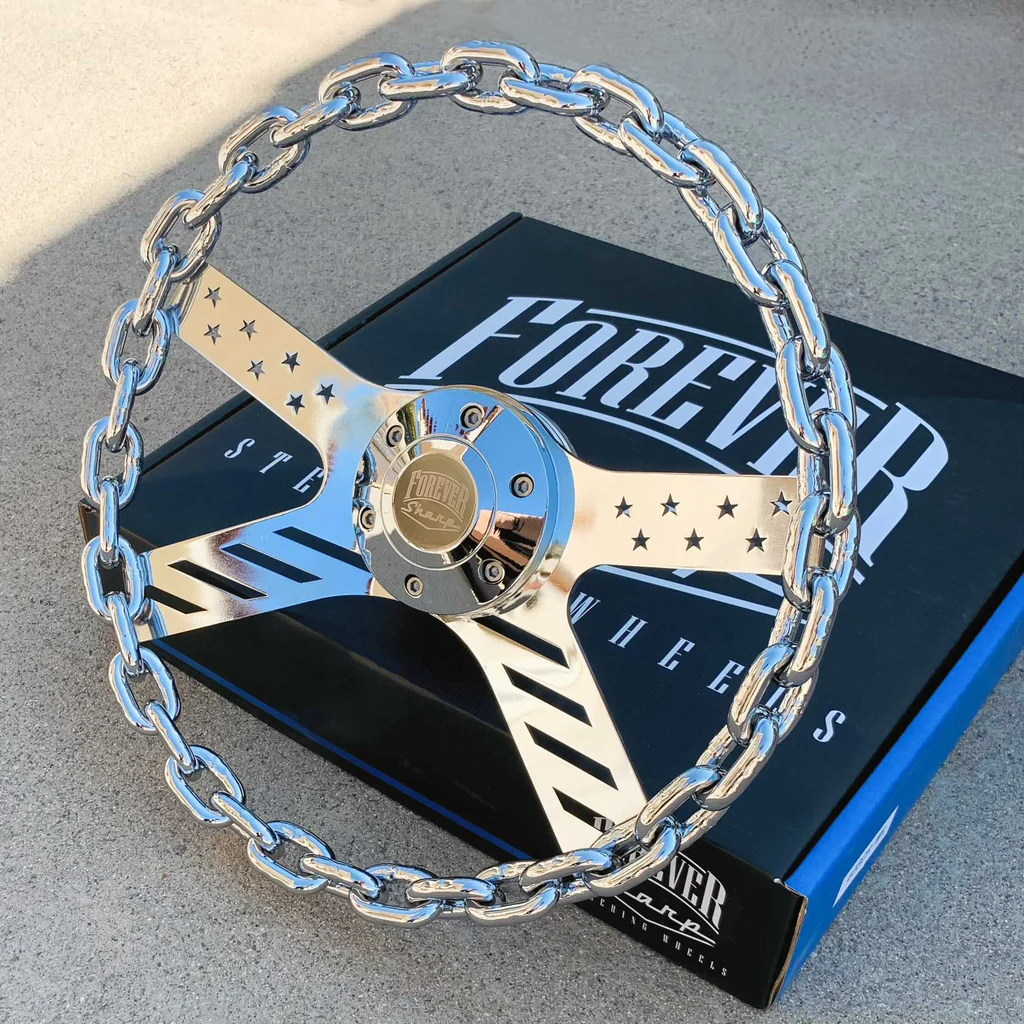 13" Chrome Stars and Stripes - Thumbnail 2