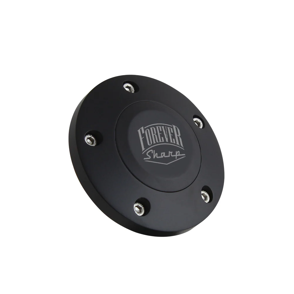 Black Billet Forever Sharp Horn Button