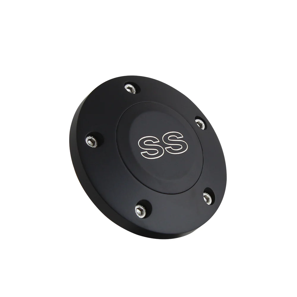 Black Billet Chevy SS Horn Button - Thumbnail 2