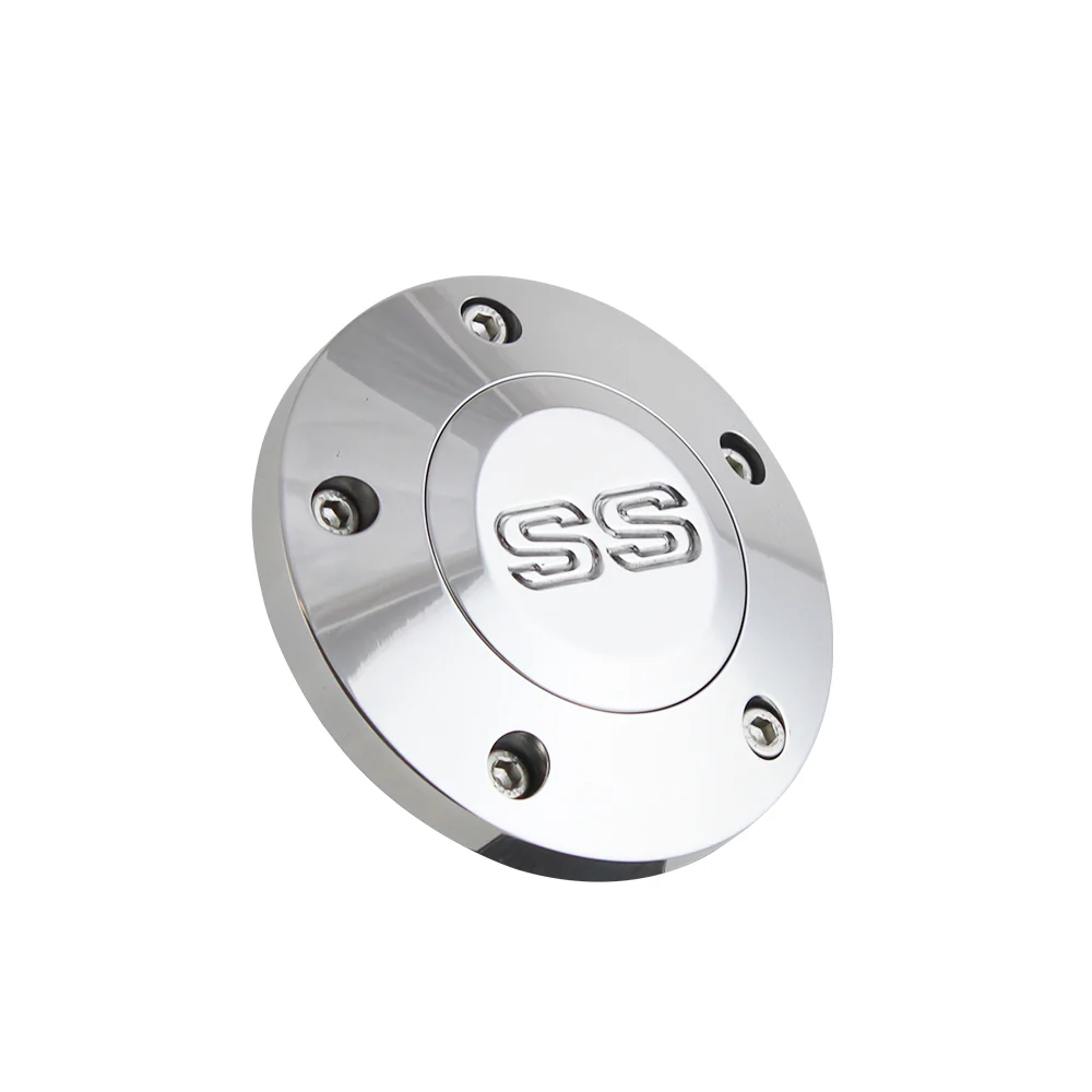 Polished Billet SS Horn Button - Thumbnail 2