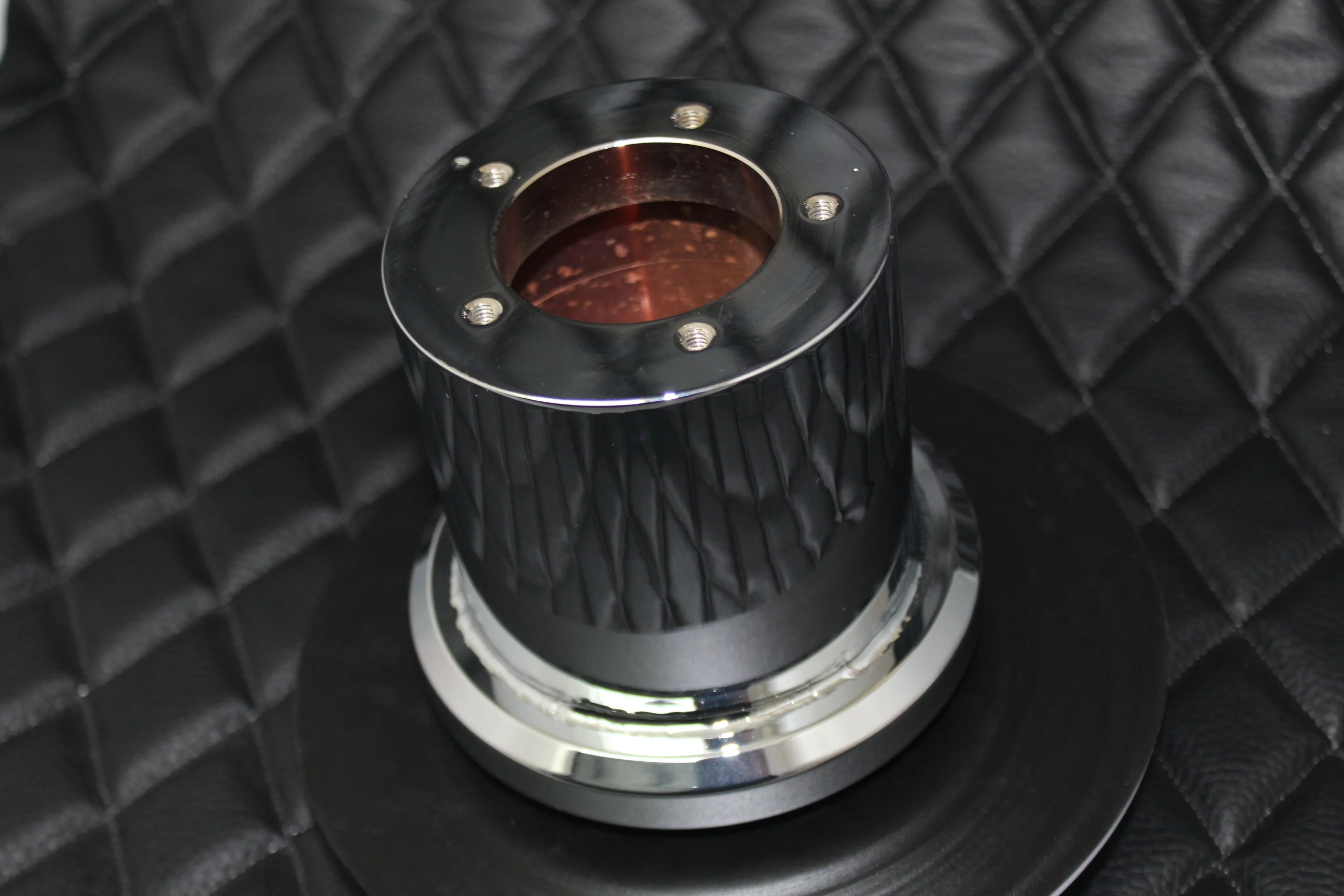 5 Hole Chrome Big Rig Hub Adapter - Thumbnail 7